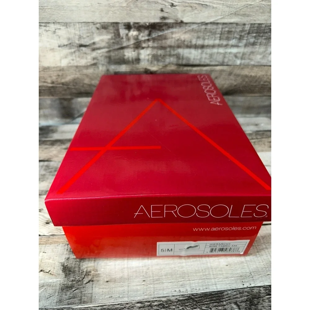 Aerosoles Hierarchy Wine‎ Fabric 534 Women Shoes Red Size 5.5